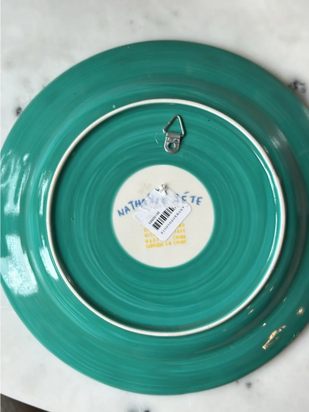 Anthropologie Nathalie Lete Yellow Bird Ceramic Plate